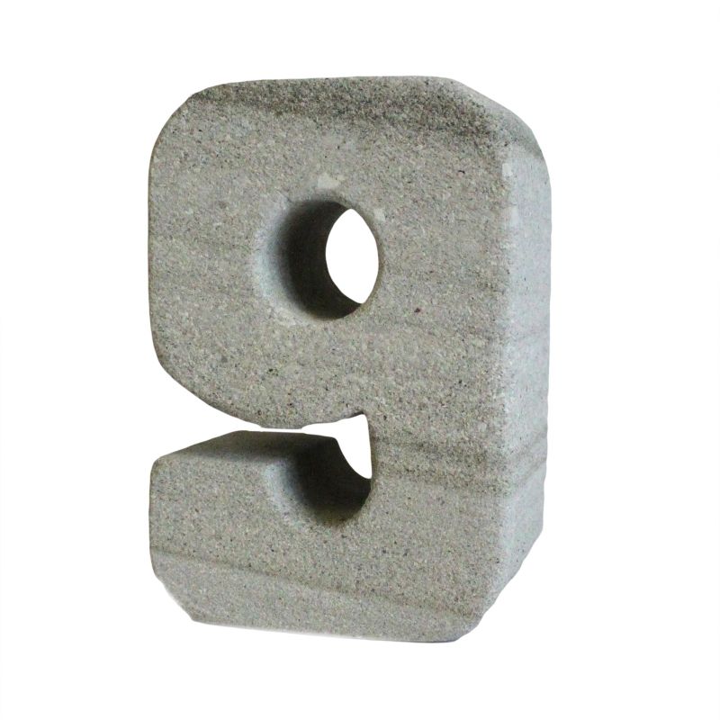 Geburtstags-Kerzenhalter aus Granit - No. 9