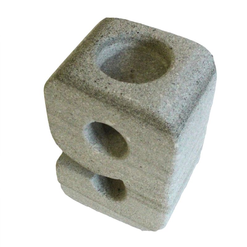 Geburtstags-Kerzenhalter aus Granit - No. 9