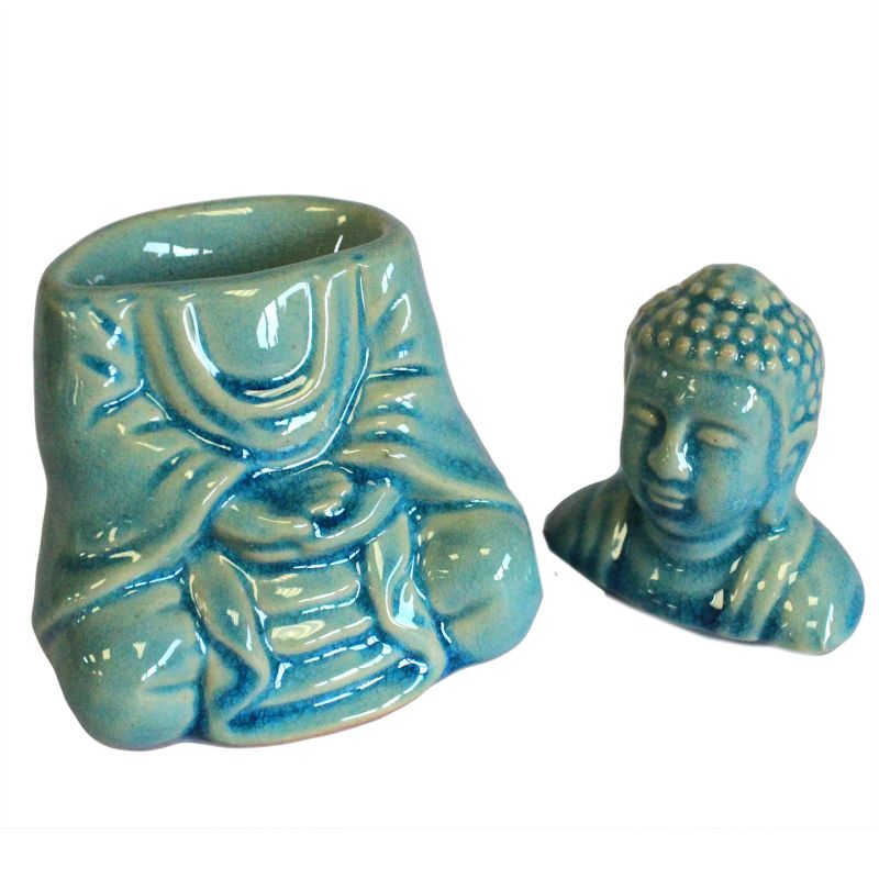 Sitzender Blauer Buddha Duftlampe
