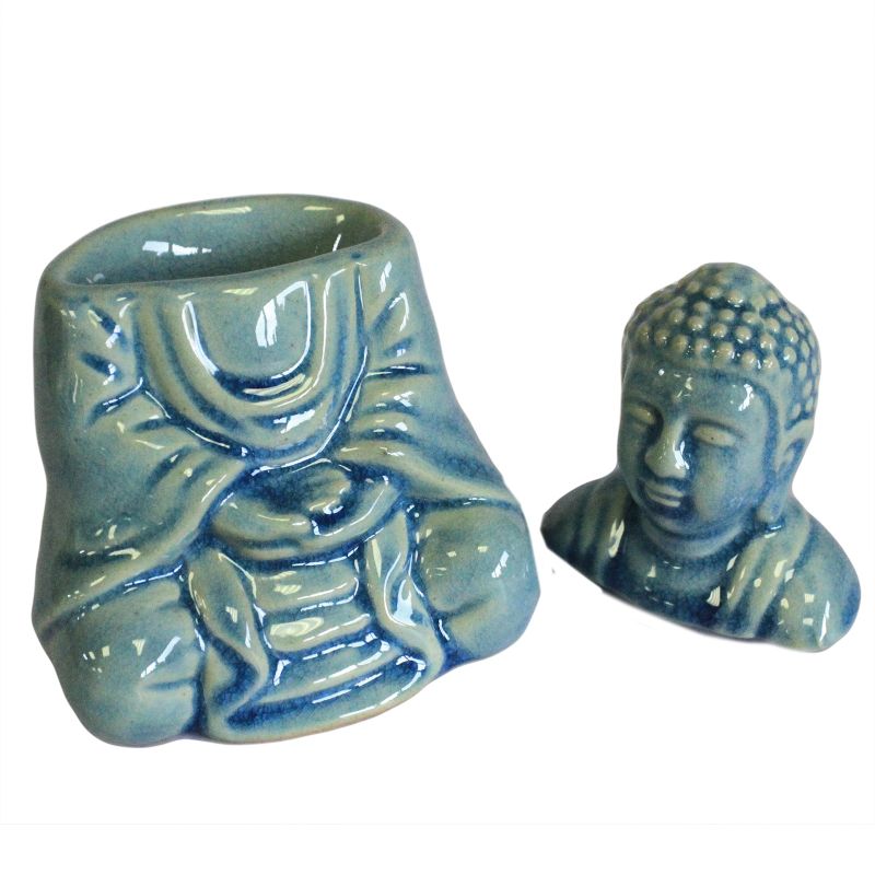 Sitzender Blauer Buddha Duftlampe