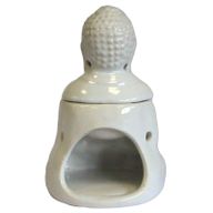 Sitzender Weißer Buddha Duftlampe