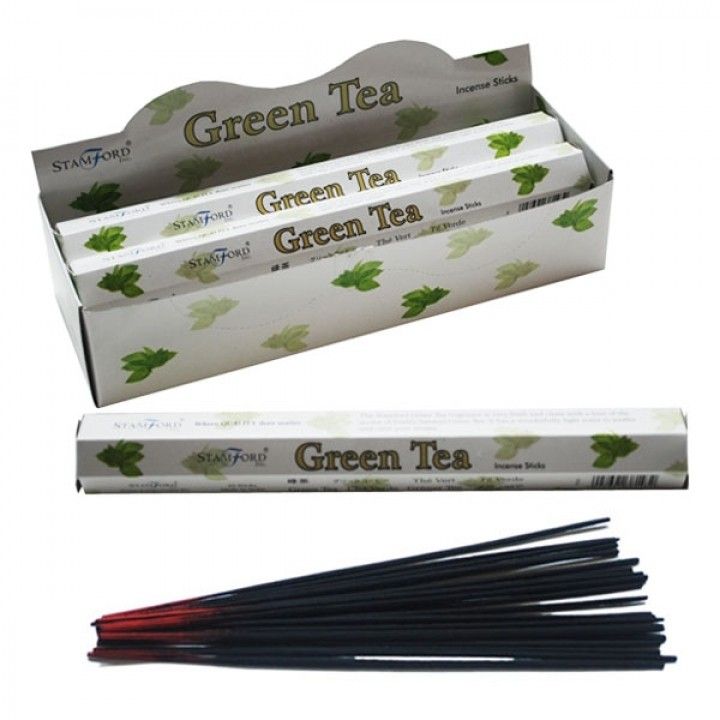 20 Räucherstäbchen 'Grüner Tee'