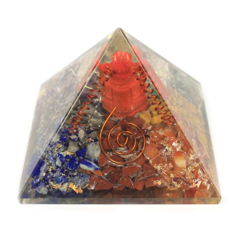 Große Orgonit Pyramide 'Ganesh' - 70mm