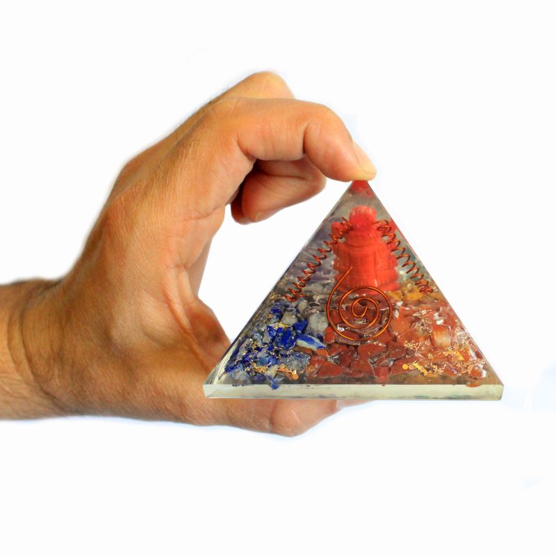 Große Orgonit Pyramide 'Ganesh' - 70mm