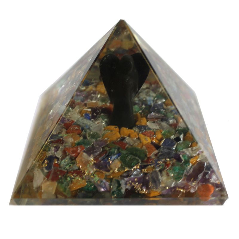 Große Orgonit Pyramide 'Engel' - 70mm