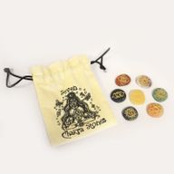 Kleine Charka-Stein im Set (rund)