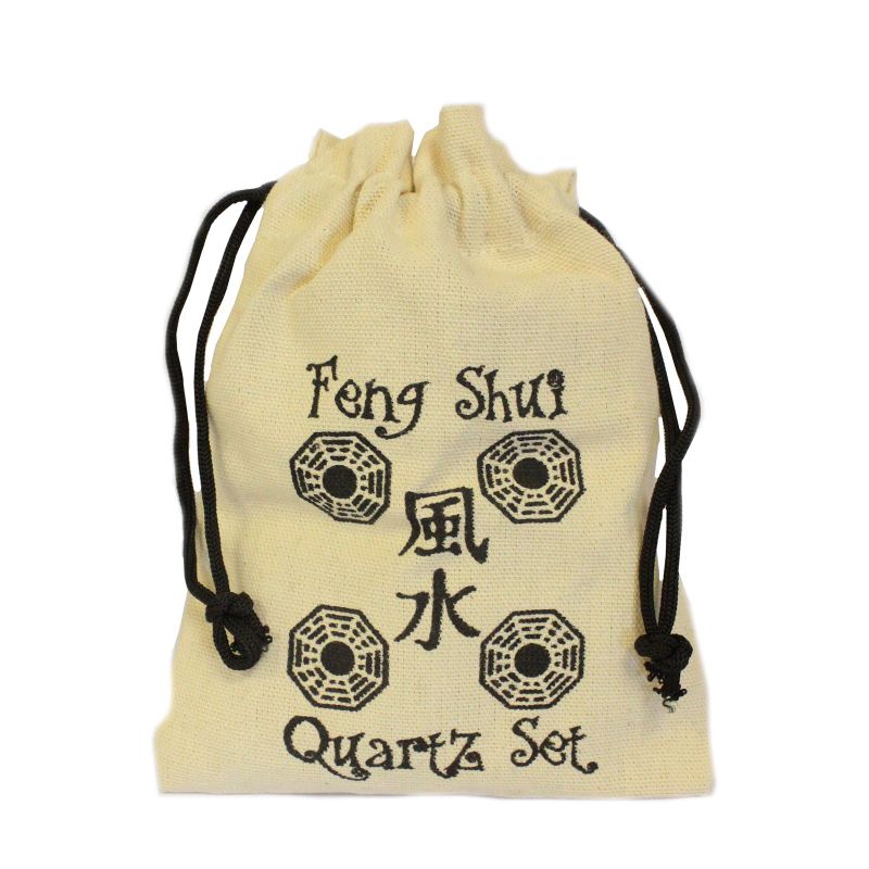 Fengshui Quatra-Set Naturquarz