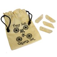 Fengshui Quatra-Set Naturquarz