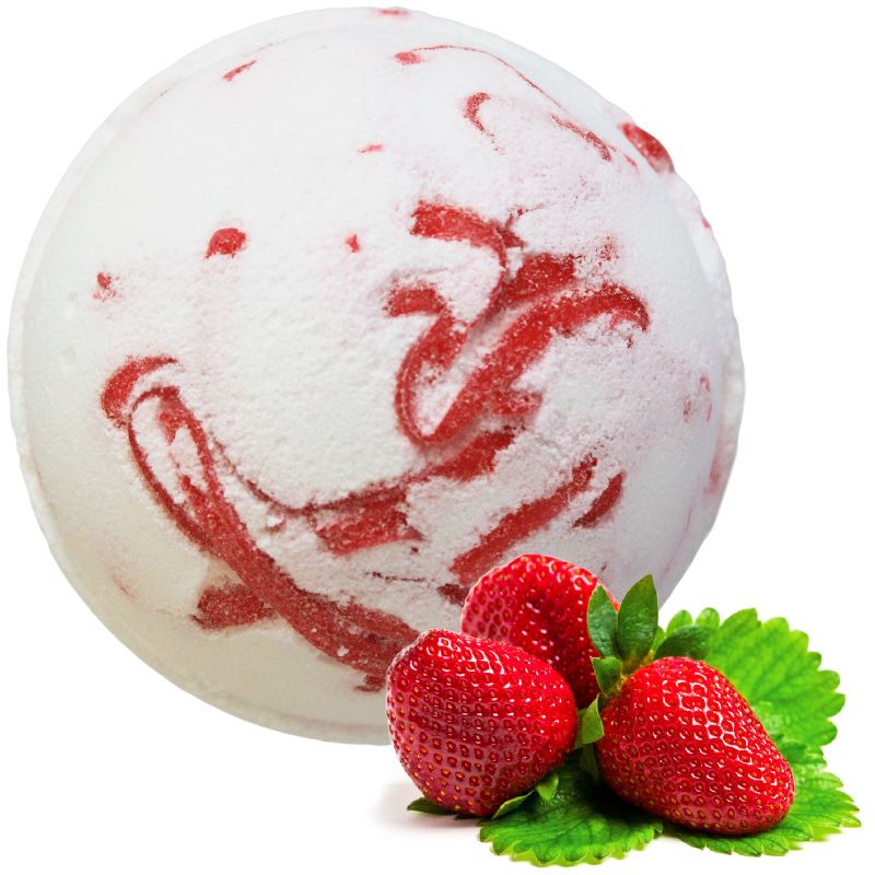 Badebombe "Tropical Paradise" 180g  - Erdbeere