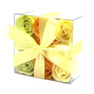 9 Seifenrosen in Geschenkbox - Frühling