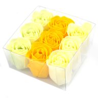 9 Seifenrosen in Geschenkbox - Frühling