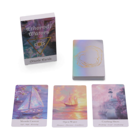4x Ethereal Waters Orakelkarten – Sirenen & Mondlicht