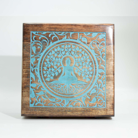 Extra große Mangokiste – Buddha Bodhi Baum