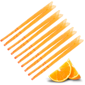 10x Ohrenkerzen parfümierte Ohrenkerzen - süße Orange
