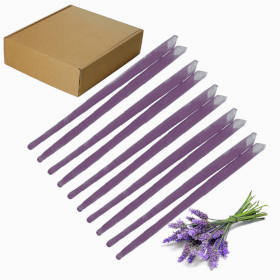 100x CARTON Scented Ear Candles - Lavender