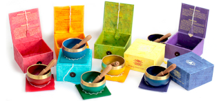 7x Chakra Singing Bowl Sets