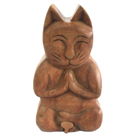 Puzzleboxen aus Bali - Yoga-Katze