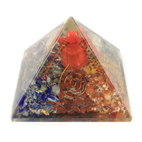 Große Orgonit Pyramide \'Ganesh\' - 70mm