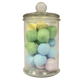 12x Candy Jars - Large Classic Clear - CARTON