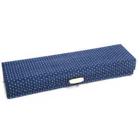 10x flache Etuiform - 21,5 cm - blau