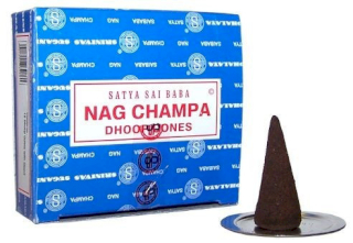 12x Nag Champa SATYA Räucherkegel