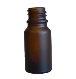 24x 10ml Flaschen - bernsteinfarben (milchig)