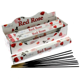 6x 20 Räucherstäbchen \'Rote Rosen\'