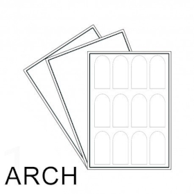 20x A4 Bögen mit 12 Etiketten - Bogenflaschen Etiketten 40 x 84 mm