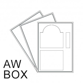 20x A4 Bögen mit 20 AW spezielle Displaybox Etiketten