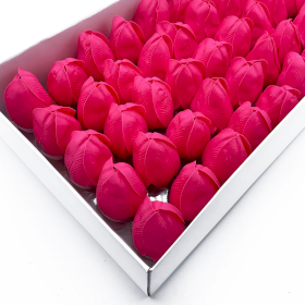 50x DIY Seifenblumen - mittelgroße Tulpe - Rosa