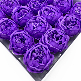 16x DIY Seifenblumen - ext. große Pfingstrose- Lavendel