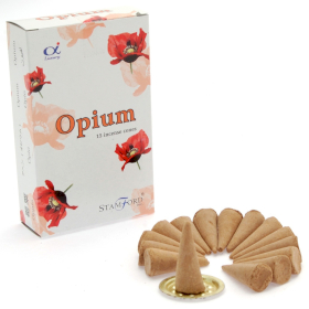 12x Opium Räucherkegel
