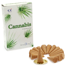 12x Cannabis Räucherkegel