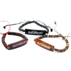 6x Coco-Slogan-Armreifen - Euro4Ever