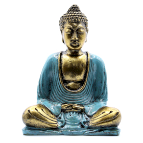 Blaugrün & Goldener Buddh- Mittel