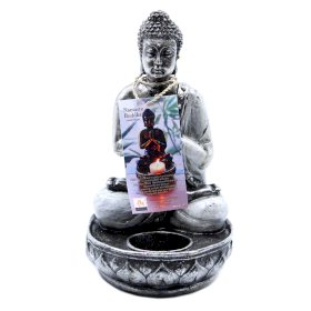 Buddhakerzenhalter - Weiß - Mittel
