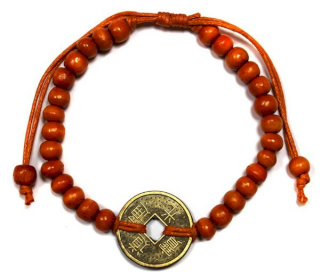 5x Feng-Shui-Armbänder orange