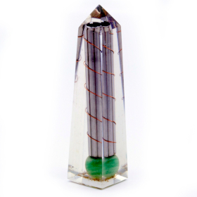 Orgonite Obelisk Grünes Aventurin - 110x30 mm