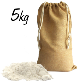 Weißes Himalaya-Badesalz fein- 5kg Sack