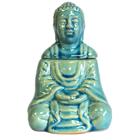 Sitzender Blauer Buddha Duftlampe