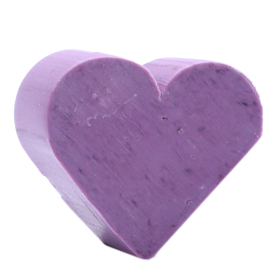100x Herzförmige Gästeseifen - Lavendel