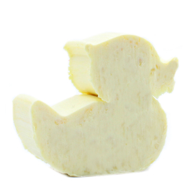 100x Gelbe Ente Gästeseife - Pfirsich