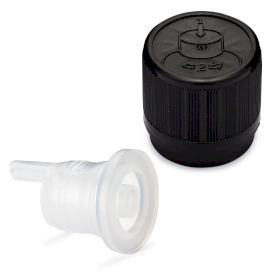50x Tropfverschluss für 10ml Flaschen - mit Kindersicherung