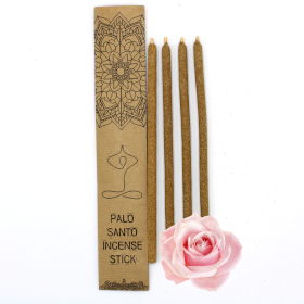 3x Palo Santo Large Incense Sticks - Roses
