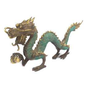 Fengshui -Mitt. Drache mit Ball - 27cm