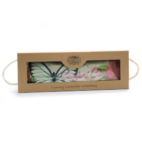 Luxus-Weizensäckchen - Schmetterlinge & Rosen