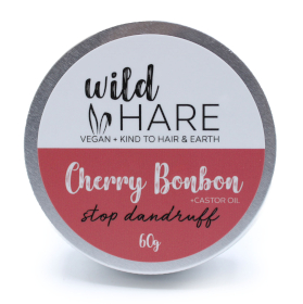 4x Wild Hare\' Festes Shampoo 60g - Kirschbonbon