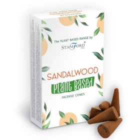 6x 15 Räucherkegel - Sandalwood