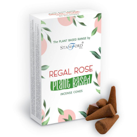 6x 15 Räucherkegel - Regal Rose