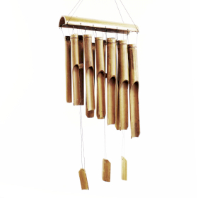 Bambuswindspiel - 12 lange Röhren